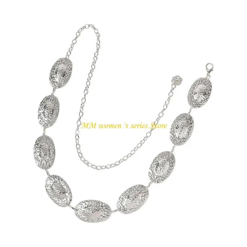 

Q39C Металлическая поясная цепочка с геометрическими пряжками в форме ракушки, украшения на талию, украшение на талию