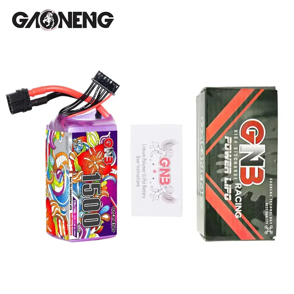 GNB 6S 1500mAh 120C/240C Lipo Battery For RC Helicopter Quadcopter FPV Racing Drone Spare Parts XT60 22.8V Battery - view 5