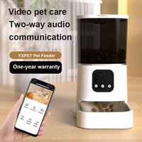 Large Capacity 6L Intelligent Automatic Pet Feeder Cross-Border APP Timed Quantitative Dog Cat Food Dispenser Solid Chargeable