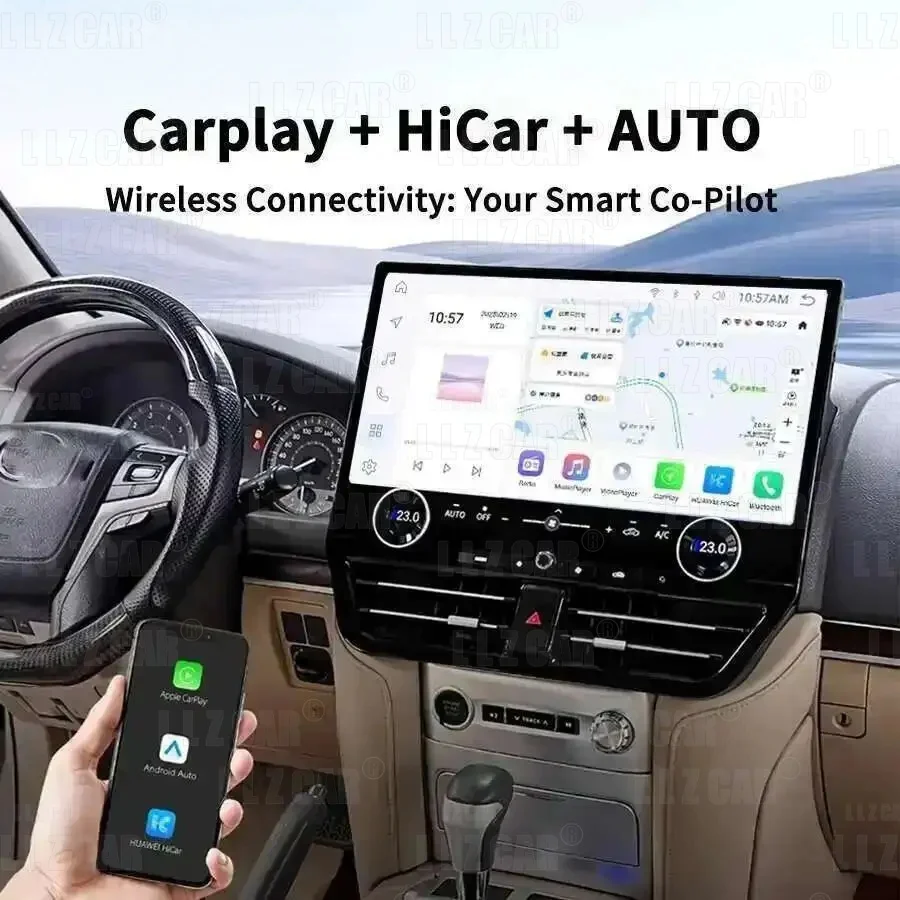 Car Radio Touch Screen 19.8inch For Lexus Lx570 Android Carplay GPS Video Player Multimedia Head Unit Android Auto Navigation