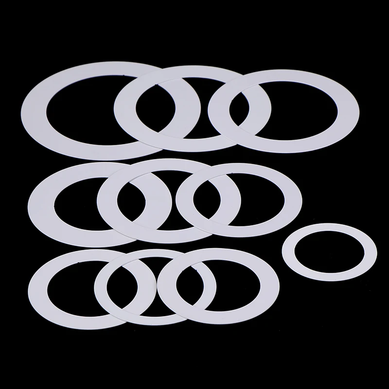 1PCS Weiß Lampenschirm Ring Adapter Verdeckte Spacer Shims Unterlegscheiben Licht Stehen Verlängerung Dichtungen LED Scheinwerfer Downlight O Ringe