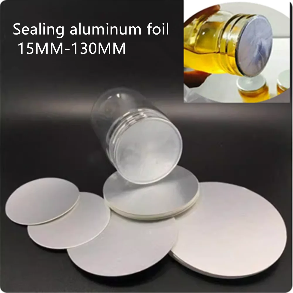 Customized sealing aluminum foil nduction sealing aluminum foil lid liners customized size PP PET plastic bottle sealer Tools