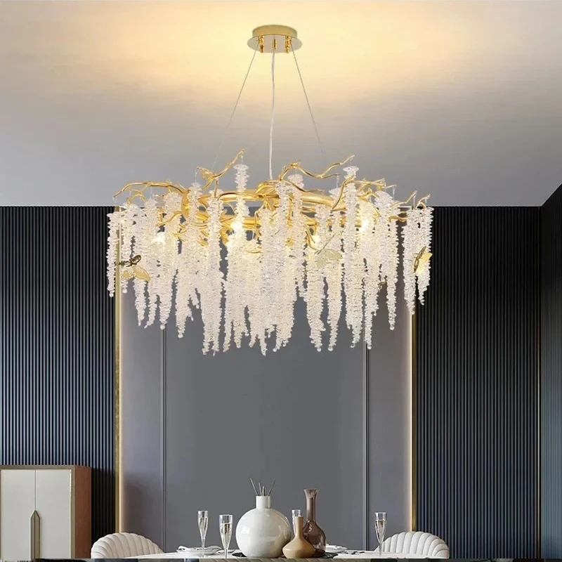 Modern Led Pendant Lights Gold Aluminium Suspend Lamp Dining Room Led Droplight Art Deco Indoor