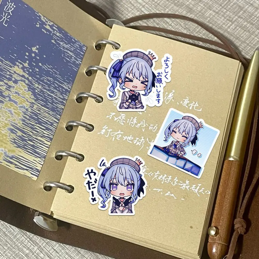 Hoshimachi Suisei Aufkleber Hochwertige Farbgebung Anime Cartoon Sekundäre Elemente Druck Studenten Niedliche Handbuch Wasserfeste Aufkleber – Detail 9