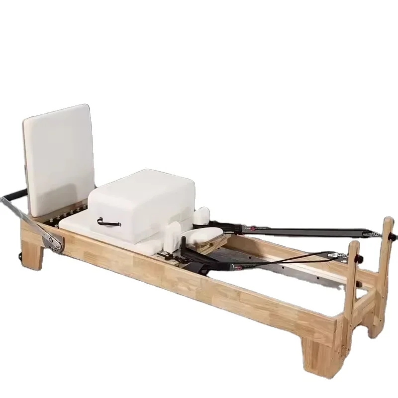 

zz Oak Wood Pilates Reformer Machine Studio Equipment for Sale Aluminum Pilates Reformer by Popular