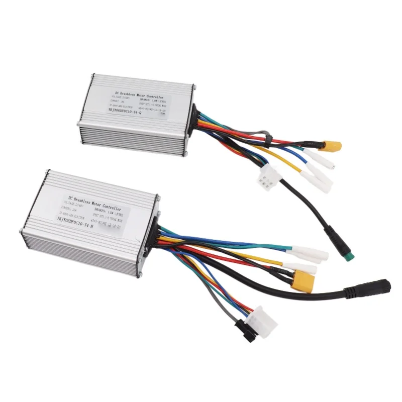 

Контроллер электрического скутера, хорошее рассеивание тепла, чувствительное управление, стабильная скорость, двойной привод, 500 Вт, 48 В, электрический велосипедный двигатель