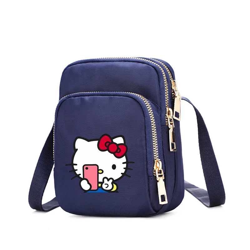 HelloKittys Anime Crossbody Bags for Women Female Shoulder Slung Mobile Phone Large Capacity Handbags Fashion Ladies Chest Bag