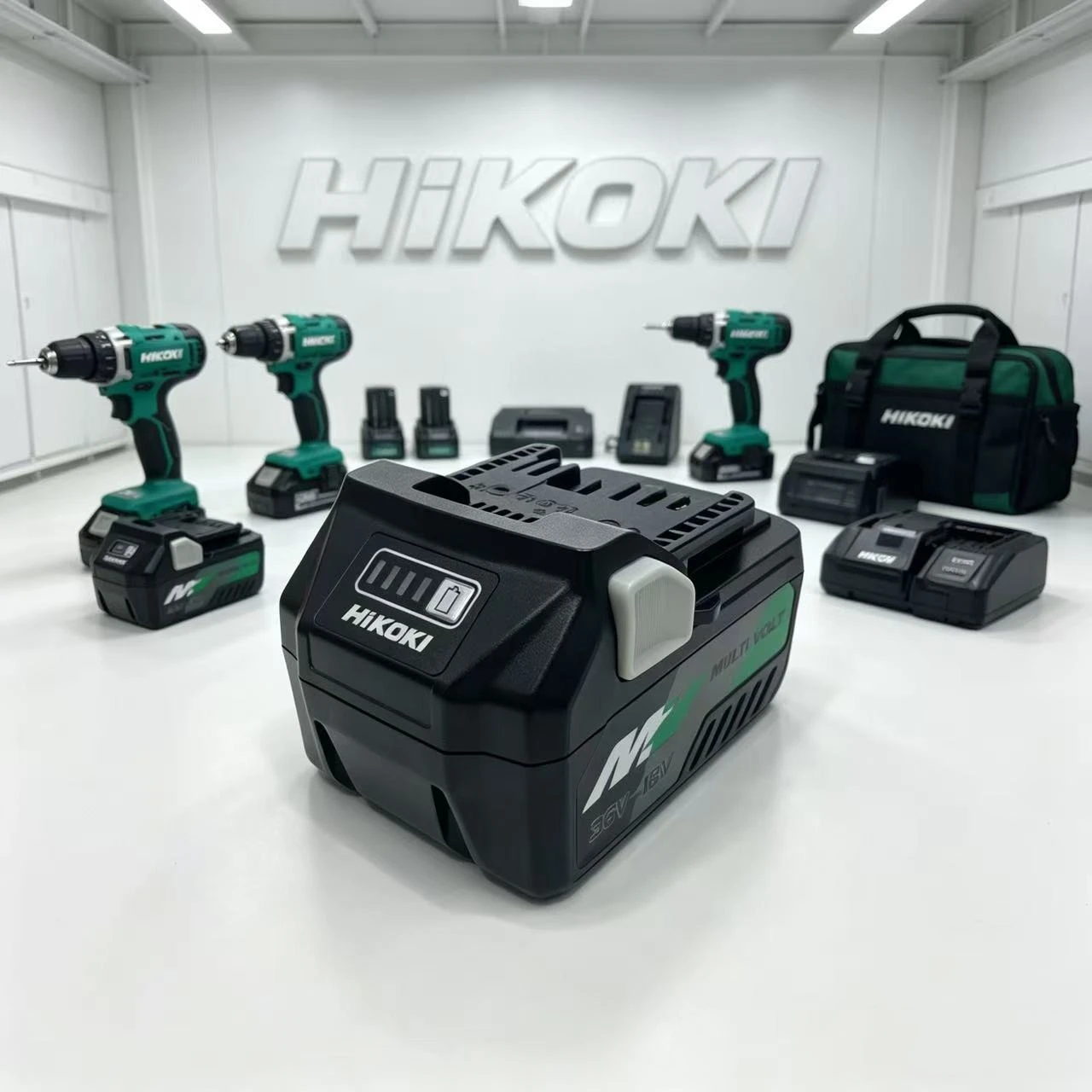 HiKOKI 18V Lithium‑ion Battery 5.0Ah 6.0Ah BSL1850 BSL1860 Rechargeable Battery For HiKOKI Cordless Drill Impact Power Tools