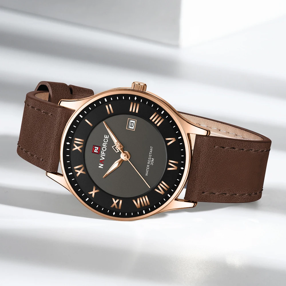 NAVIFORCE Luxury Square Watch for Woman Waterproof Luminous Ladies Watch TPU Strap Quartz Women's Watches Female Reloj view 3