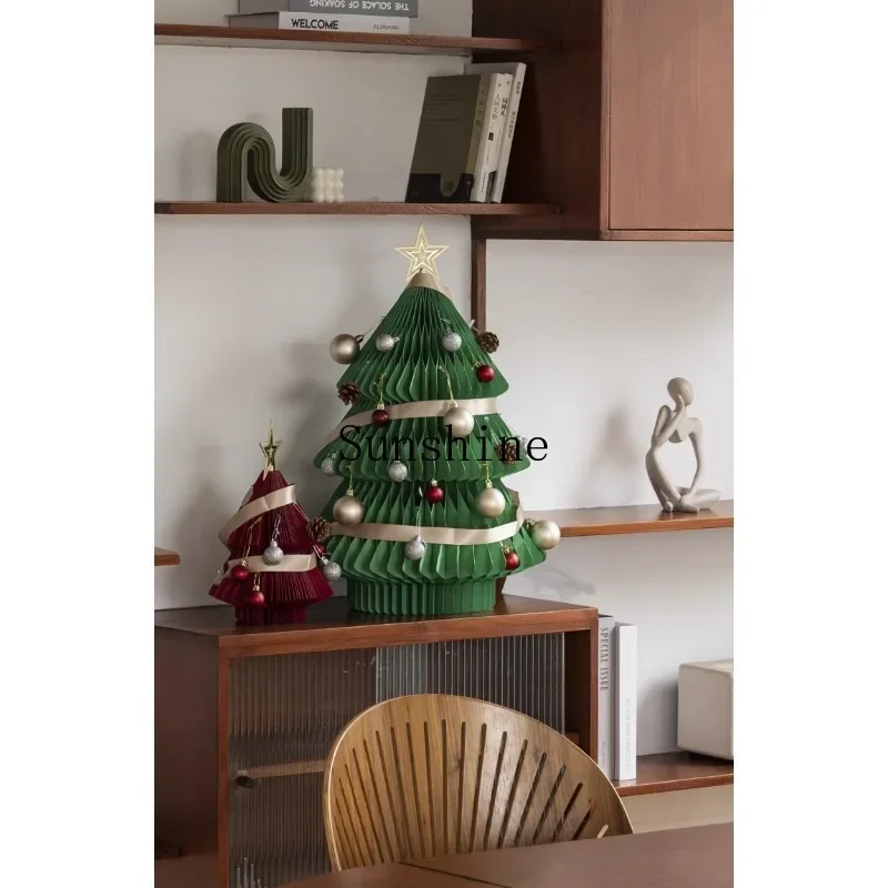 Christmas tree household small ornaments large and medium-sized shopping mall window decoration