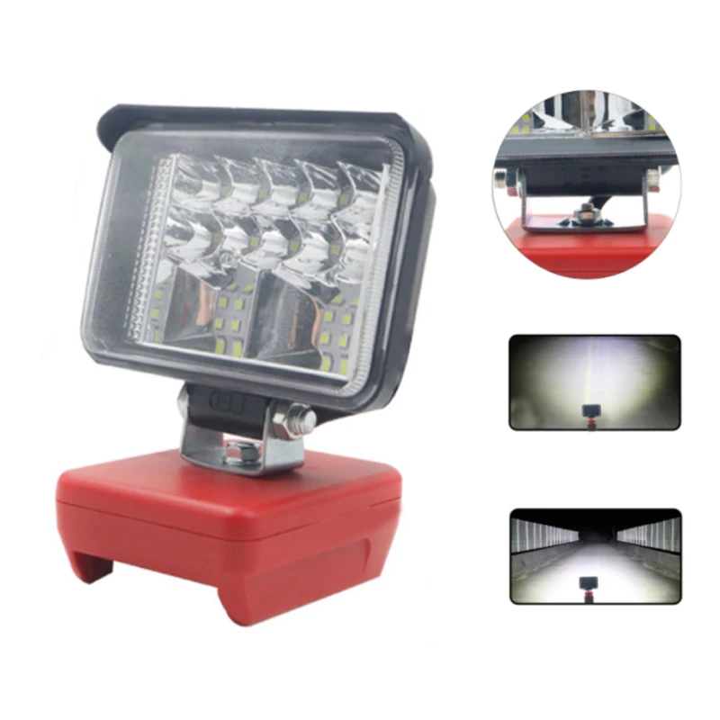 LED Lamp Work Light For Milwaukee Spotlight For Milwaukee 14.4V 18V Li-ion Battery