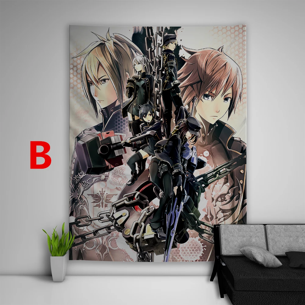 Canvas Painting Prints Pictures Wall Art Posters for Home Decoration Japan Anime Wall Decoration No Frame GOD EATER RAGE BURST