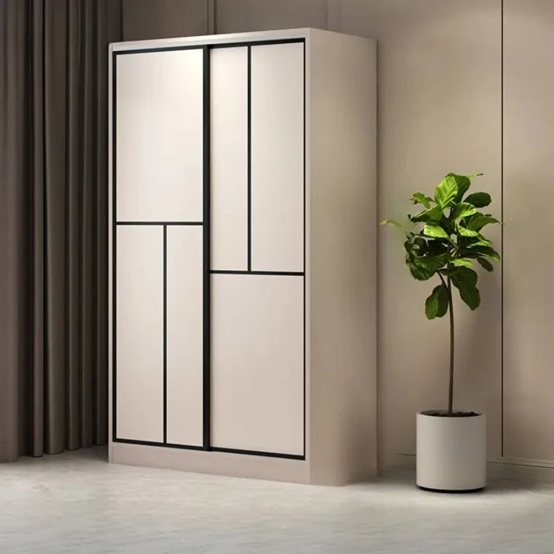 Armarios Modernos Minimalistas con Puertas Corredizas, Ideas para Armarios de Sala de Estar, Organización del Hogar, Ropero Armable, Muebles para el Hogar