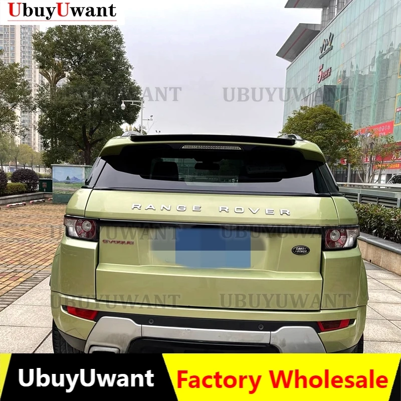 

For Range Rover Evoque Rear Roof Spoiler Wing ABS Bright Black Unpainted Primer 2010-2015