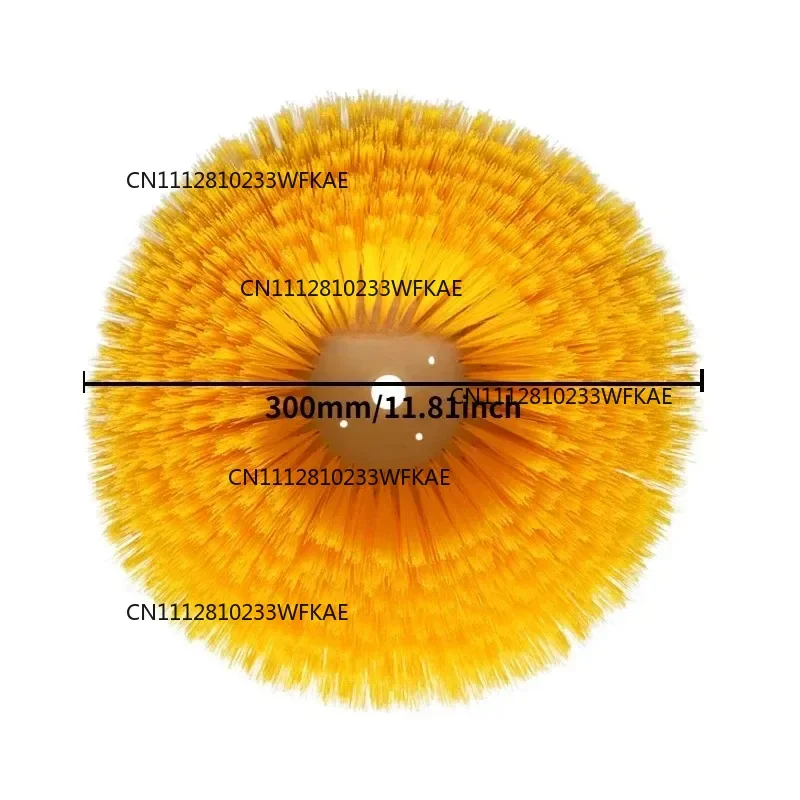 350mm Photovoltaic Panel Cleaning Brush Head Large Diameter Disc Solar Photovoltaic Power Generation Panel Cleaning Equipment