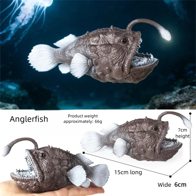 Realistische Meerestier-Figur Tiefsee-Kreaturen-Modell Ozean-Fisch-Figuren Blobfisch-Sammlung Geschenk-Dekoration – Detail 6
