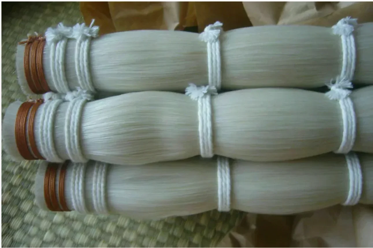 

500g Violin bow Hair High Quality Natural Horse Tail Mongolia Horse Tail 85-90cm