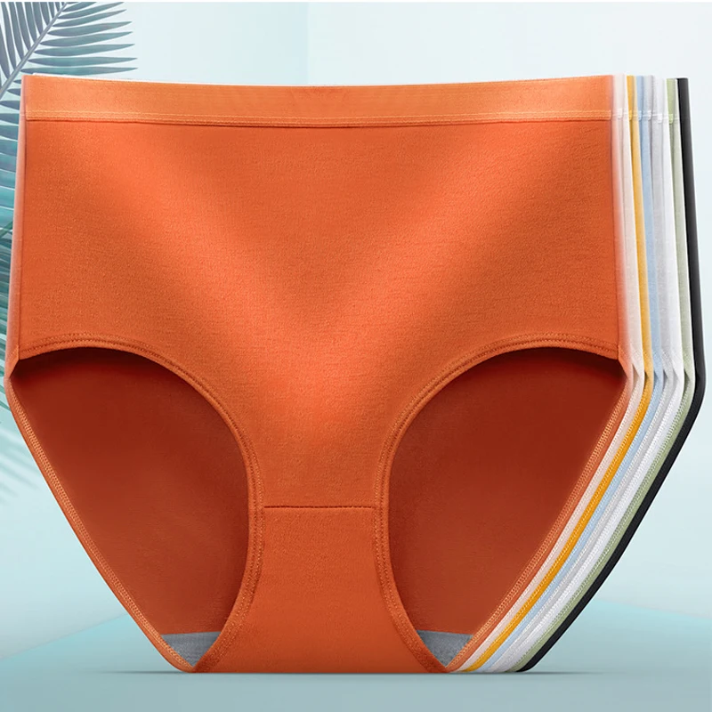 

1pcs Women Hip Lift Panties Lady Large Size High Waist Underwear Fashion Girls Briefs Breathable Panty Plus Size Female Lingerie