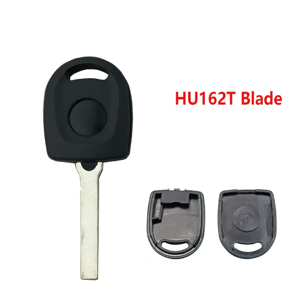 10ps Uncut Blade HU162T HU162 Blade with Car Key Blank Case for VW Volkswagen Passat Transponder Key Shell