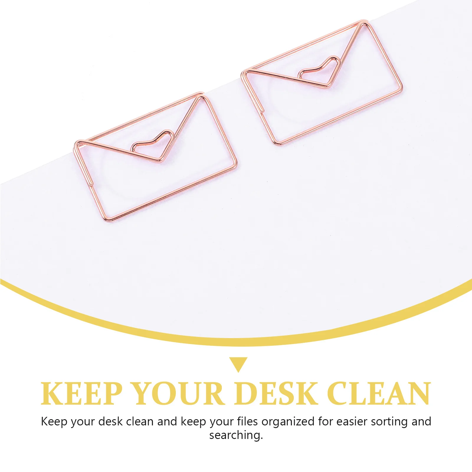 20 قطعة مقاطع ورق المغلف شكل مغلف معدني مقاطع المرجعية الإبداعية للملاحظات صور وثائق مكتب المدرسة المنظمون #1