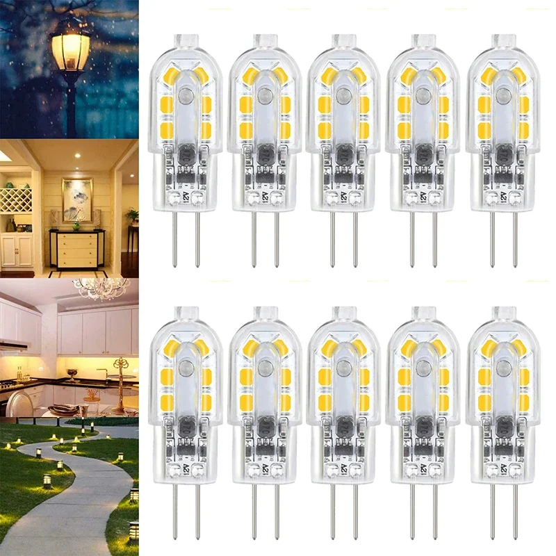 

10X Mini G4 LED Lamp 3W SMD 2835 Lampada LED Bulb Replace 20W Halogen Lamps DC12V 220V For Home Lighting White Warm