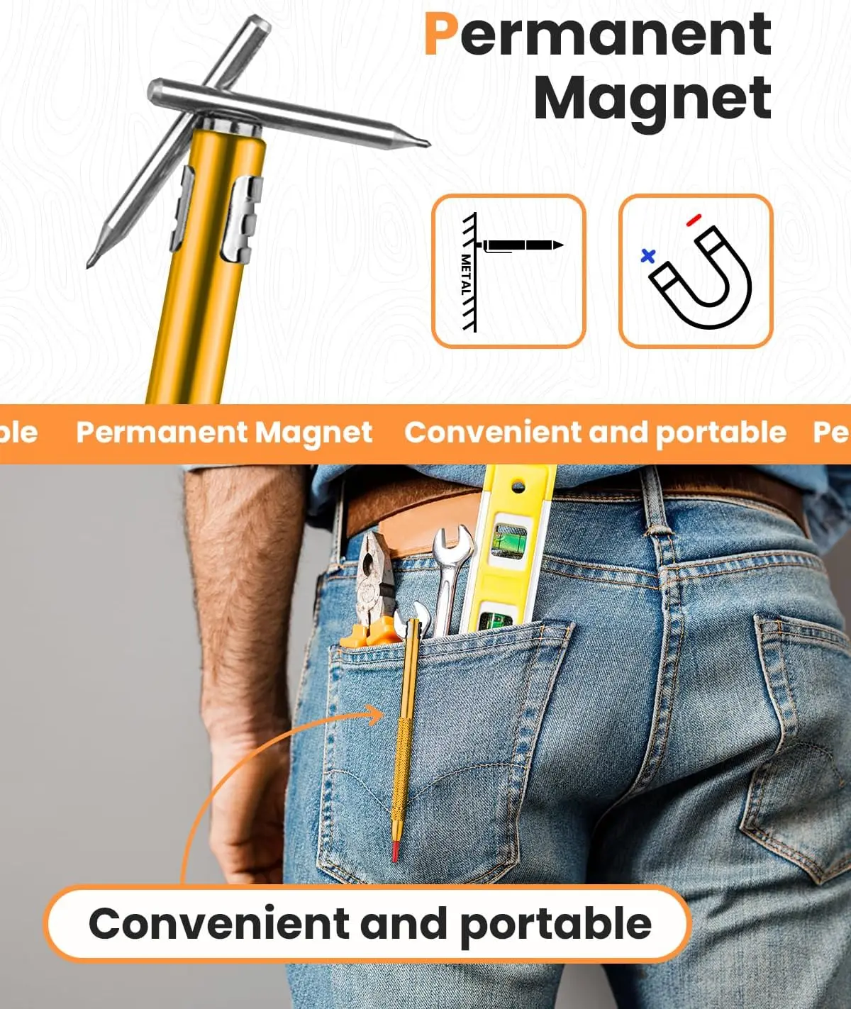 Newest Diamond Tile Marking Pen Set,Precision Metalworking Woodworking Tools For Cutting Punching Glass Tiles Utility Knife Pen