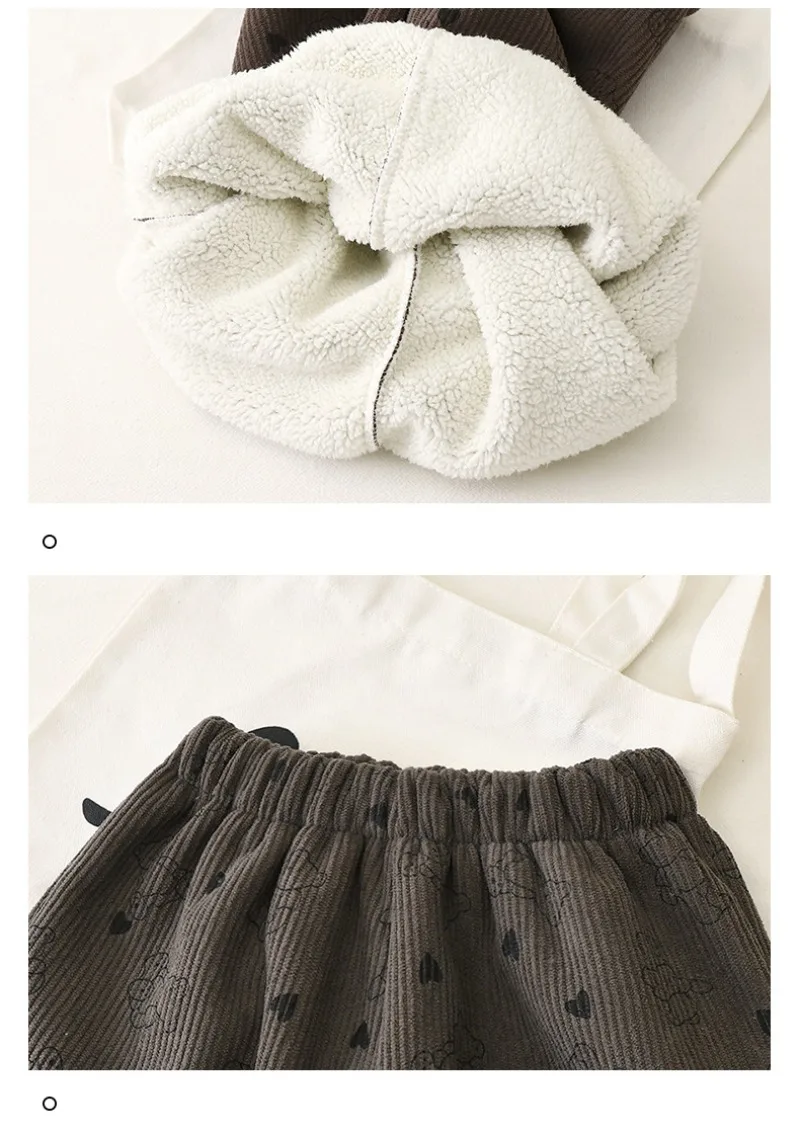 Bellbell Winterhose für Jungen, 2–10 Jahre, Kinderhose mit Blumenmuster, aus Fleece, locker geschnitten, mit elastischem Bund, für Kleinkinder und Babys. – Detail 11