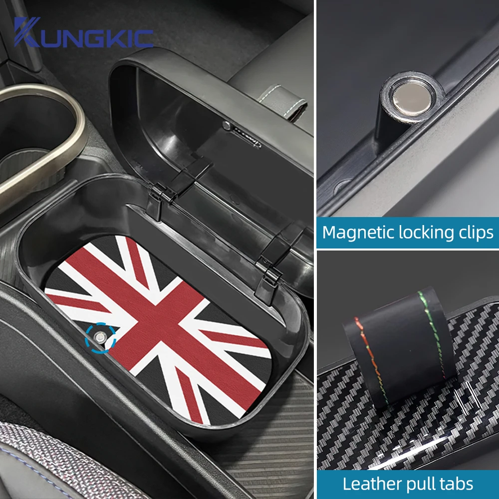 

For BMW Mini Cooper F65 F66 2024 2025 Central Armrest Storage Box Car Accessories Central Control Storage Box