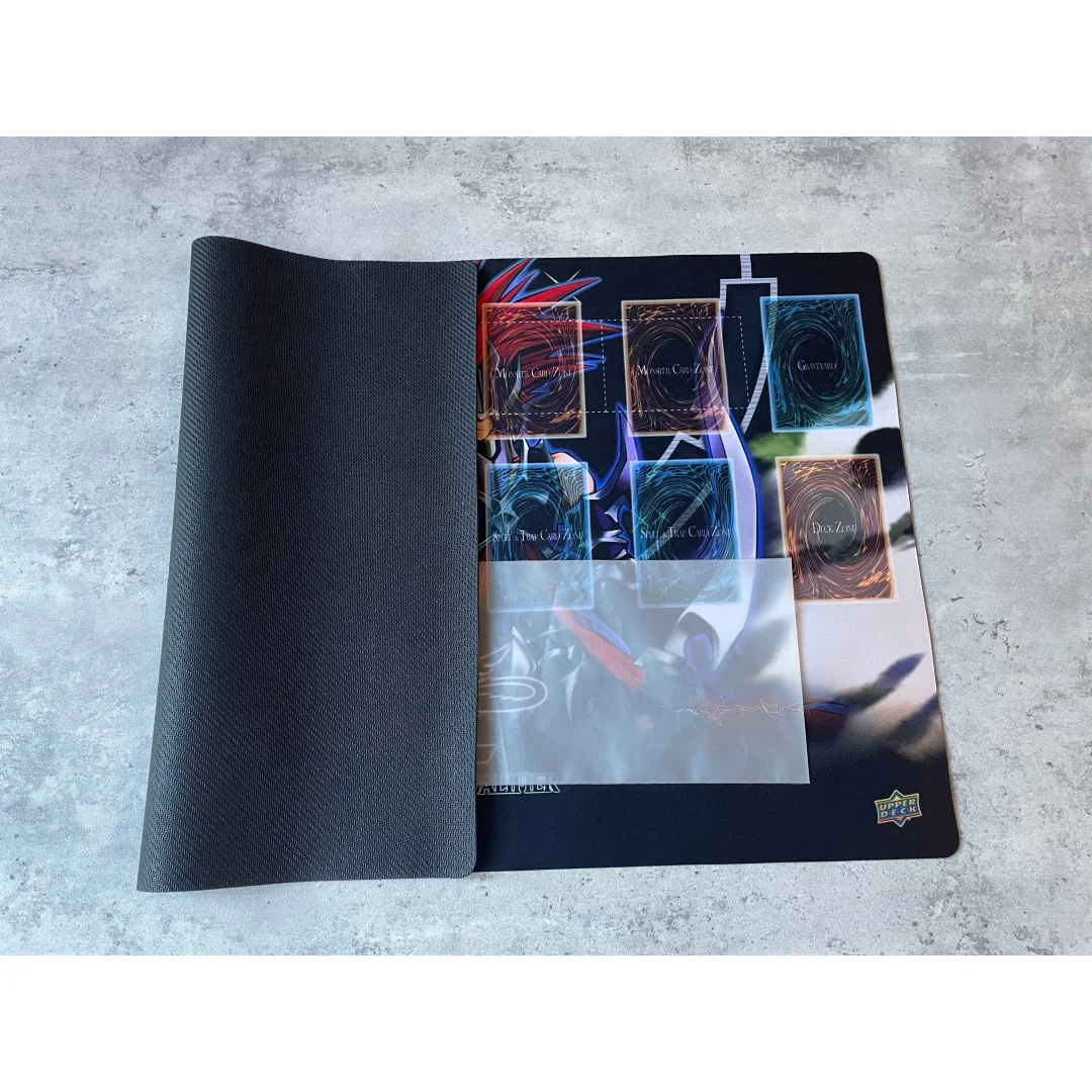 Yu-Gi-Oh! 600x350mm 5DS Gorz The Emissary of Darkness Trading Card Playmat 1.5mmNoSeamEdge Single Rubber Board Game Card Mat Toy view 4