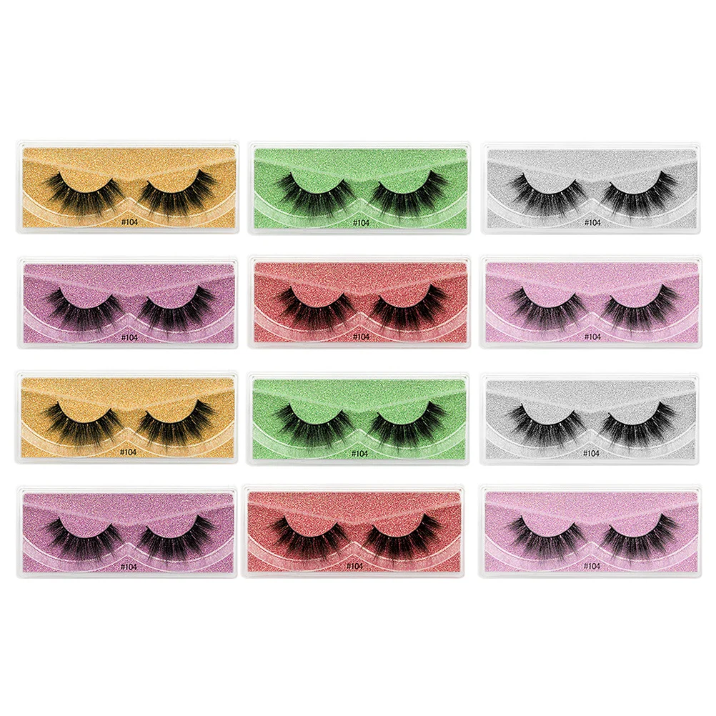 

Girl Makeup Fake Eyelashes Grafting Fiber False Lashes For Women Thick Party Performance Daily Use