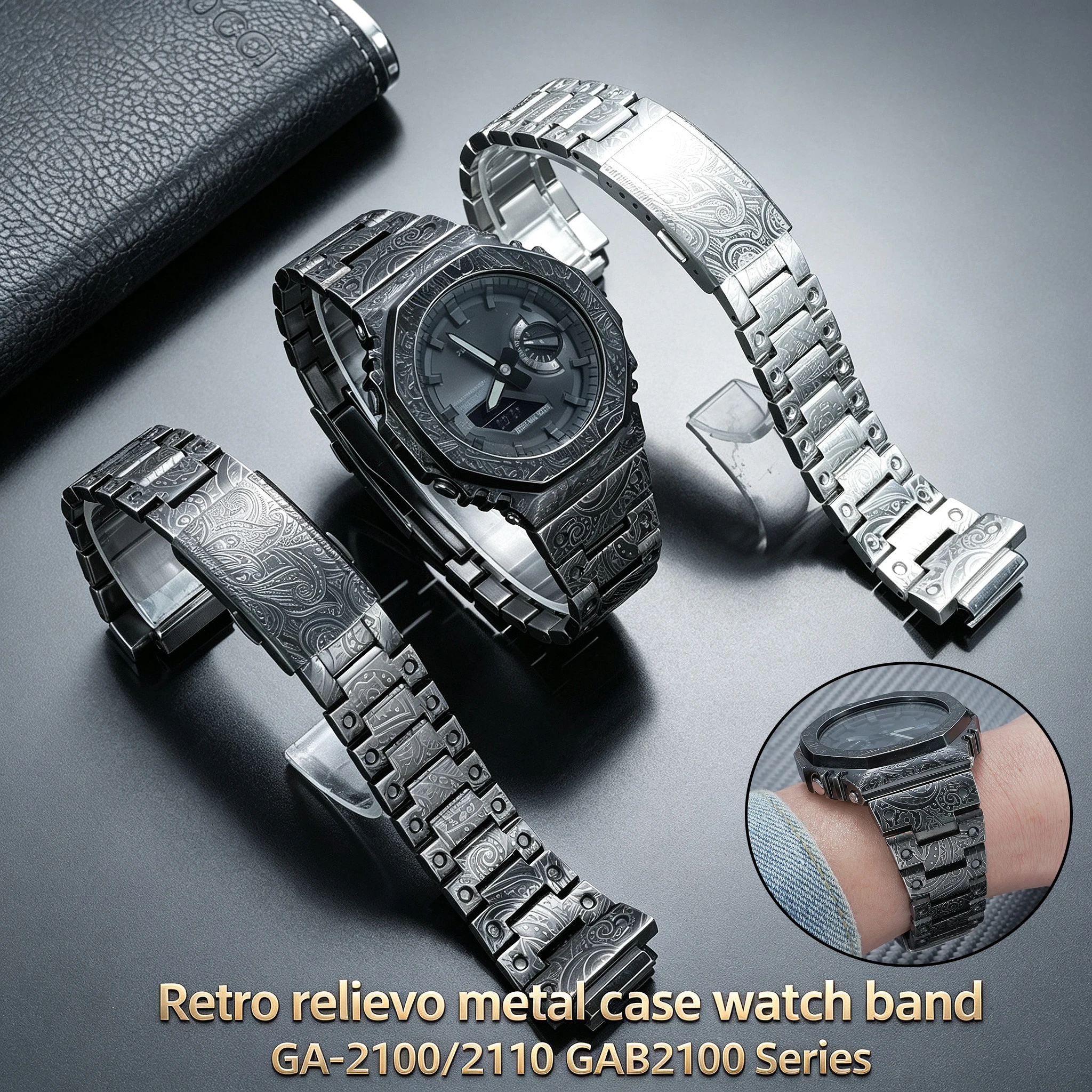 retro-relievo-stainless-steel-mod-kit-for-casio-g-shock-ga-2100-ga-2110-gab2100-metal-case-watch-strap-replacement-accessories