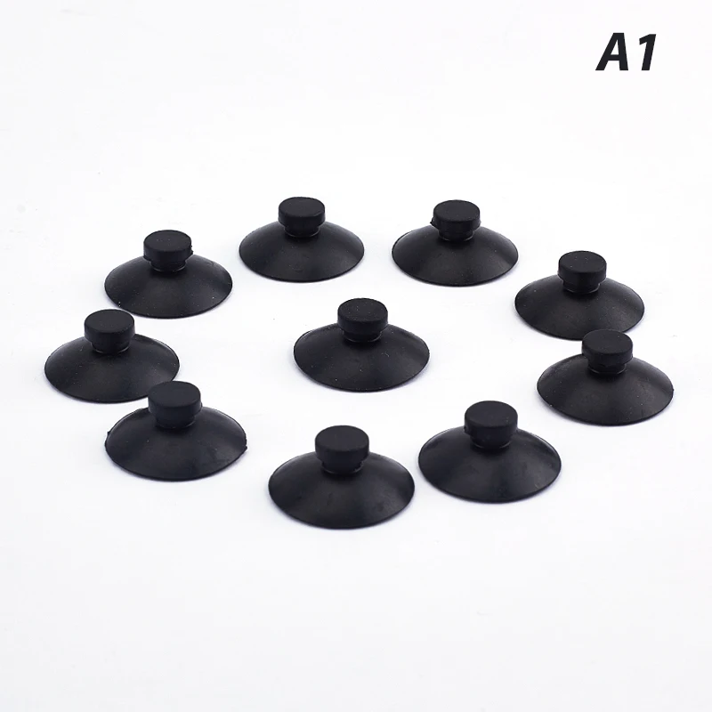 10Pcs Rubber Suction Cups For Aquarium Submersible Pump Fountain Fish Tank Filter Holder Sucker Replacement Supplies