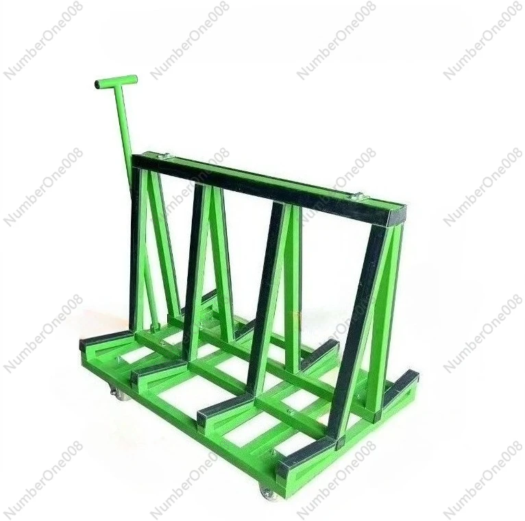

Portable Glass Transport Rack Board ，500kg Storage Trolley Steel Trolley Glass Carry For Sheet Material
