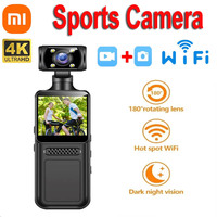 Xiaomi WIth Wifi Hotspot Mini Camera 4K Portable Digital Video Recorder Body Camera Night Vision DVR Miniature Camcorder 2025