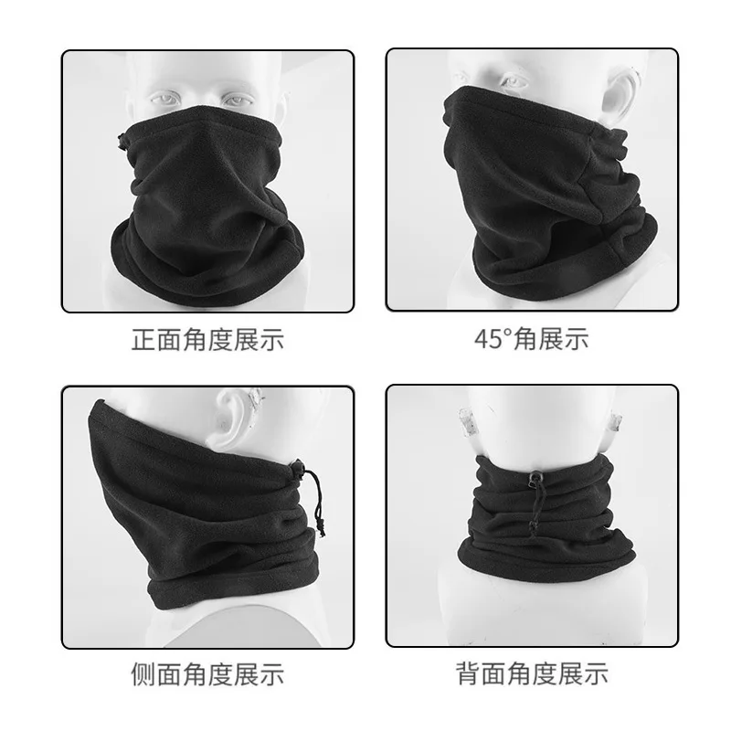 Winter cold hat rosy scarf windproof sports ski headscarf multifunctional warm cycling mask