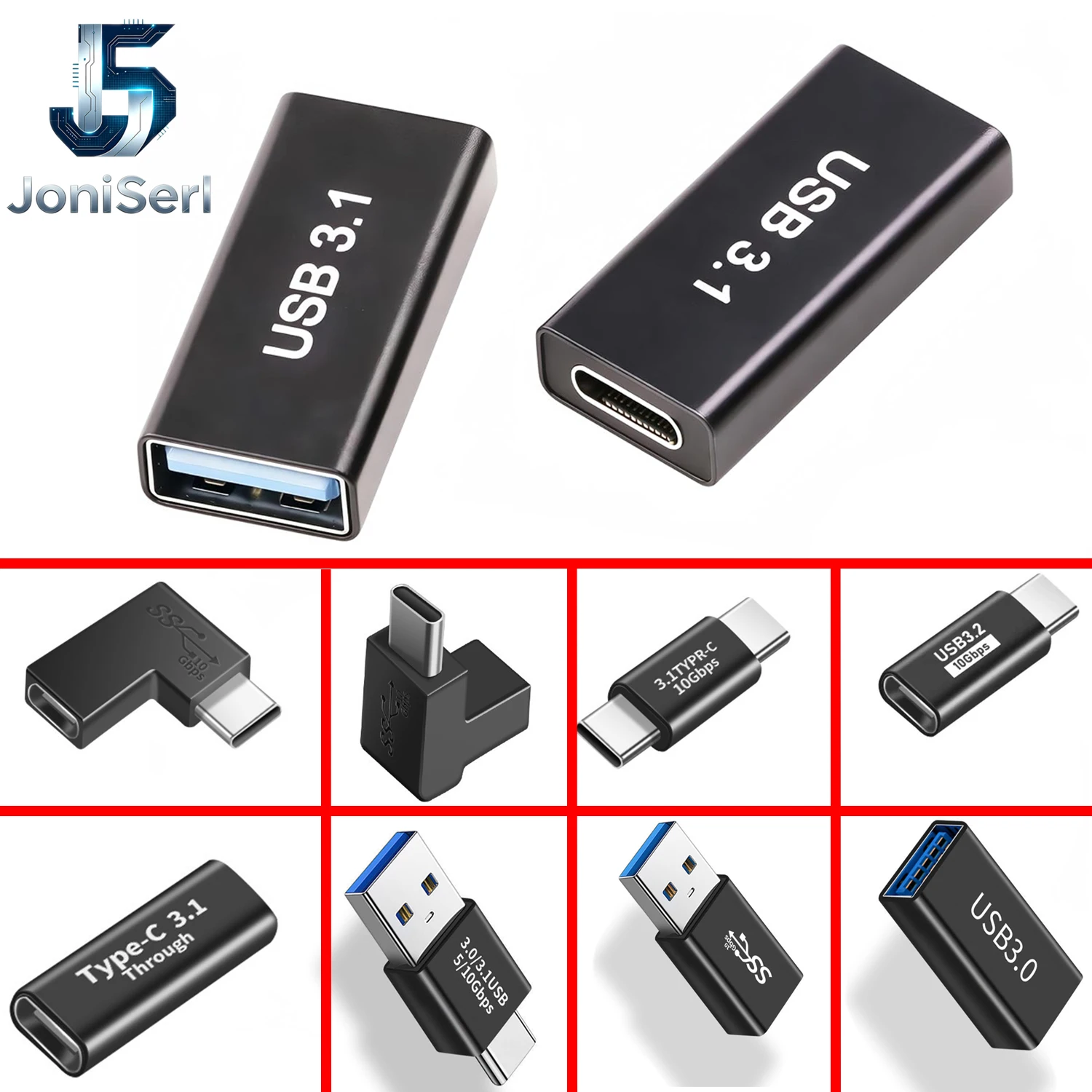 USB 3.1 Type C to USB A female B Male to Female OTG Type C to usb Male Female AdapterrFor phone computer connect together