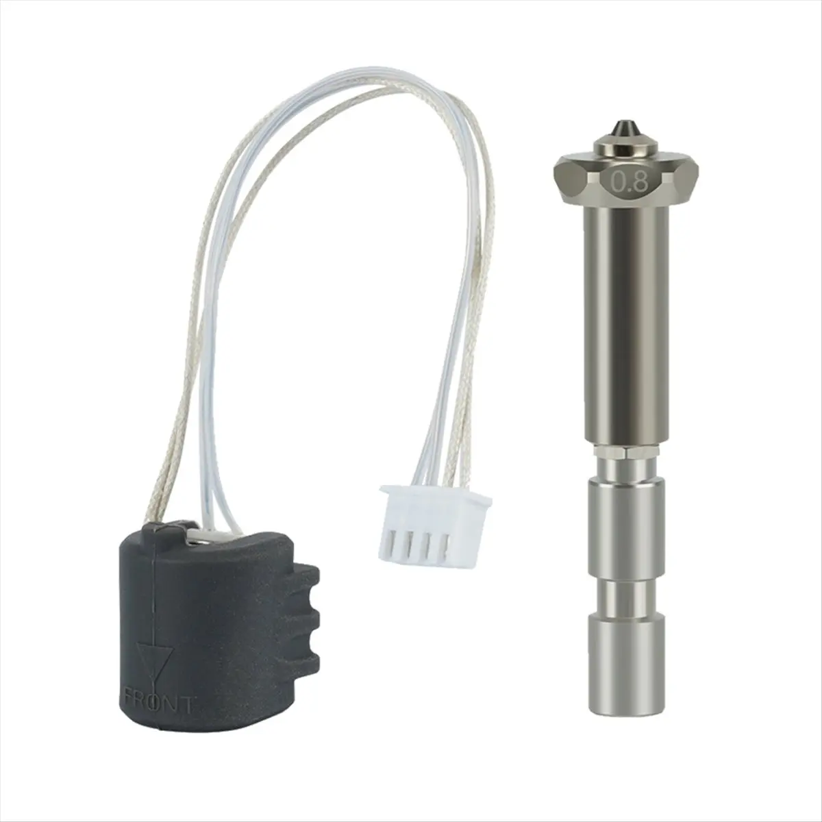 “QUALITY EXCELLE“For 3 Max Hotend Integrated Hardened Steel Nozzle Thermistor Heating Component K3M Ceramic Hotend 0.8mm