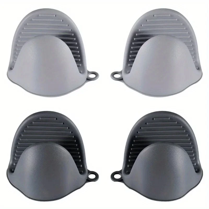

2pcs Oven Mitts Silicone Heat Resistant Pinch Mitts Anti Scalding Non Slip Gloves Clips Pot Holder Cooking Baking Oven Mitts
