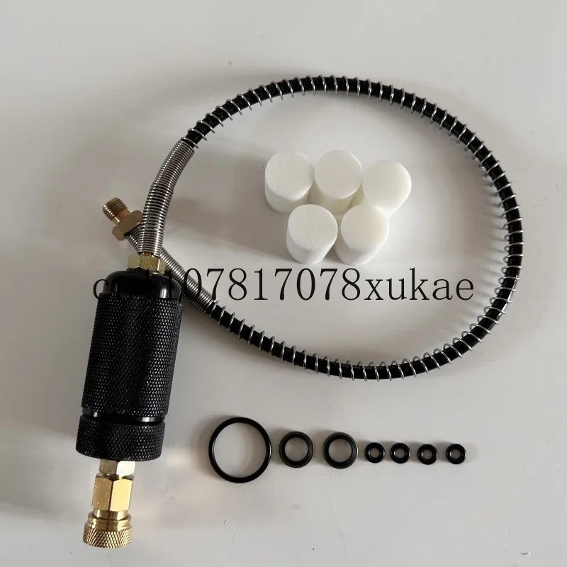 Oil Water Separator Filter with Fibre Cotton Hose for 30MPA 4500PSI 300BAR 6000PSI High Pressure Air Compressor Pump