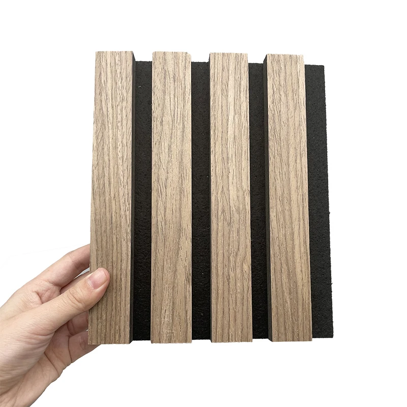 Interior Wall Decor Wood Walnut Akupanel Acoustic Panels Custom Graphic Design Solution