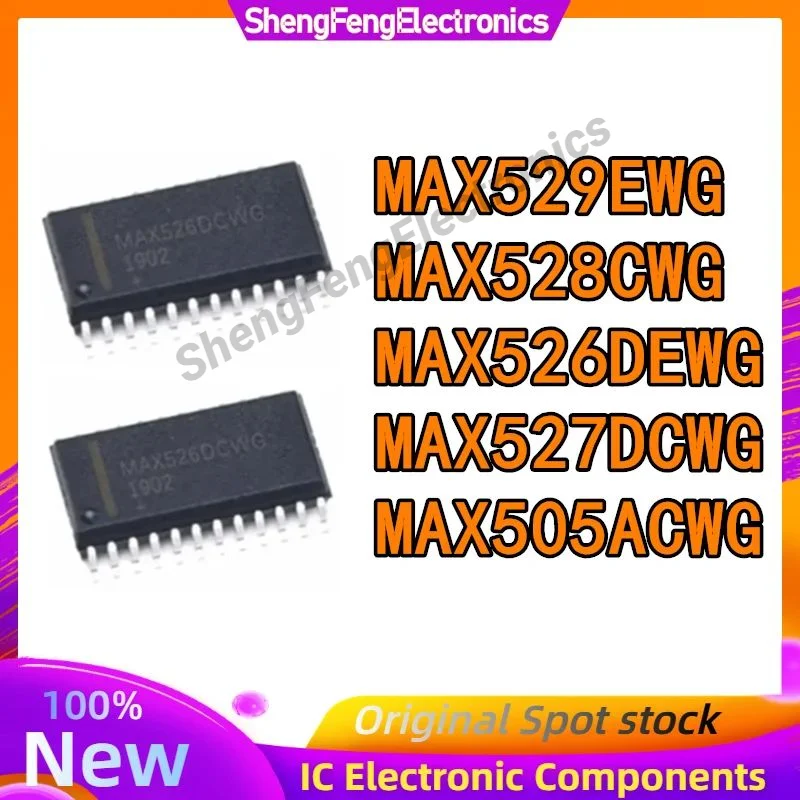 

MAX529EWG MAX528CWG MAX526DEWG MAX527DCWG MAX505ACWG SOP-24 chip