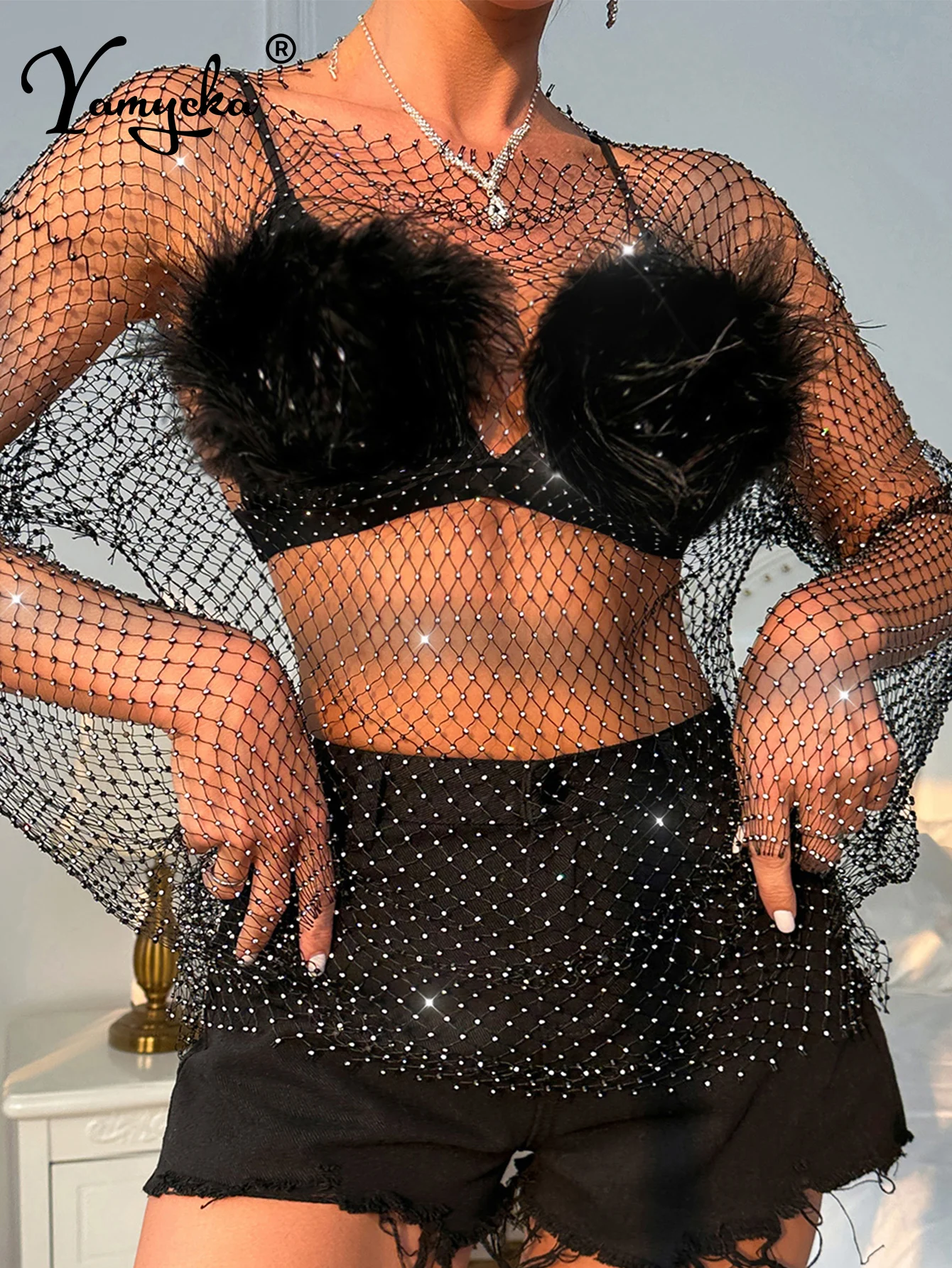 Sexy See Through Rh… - image