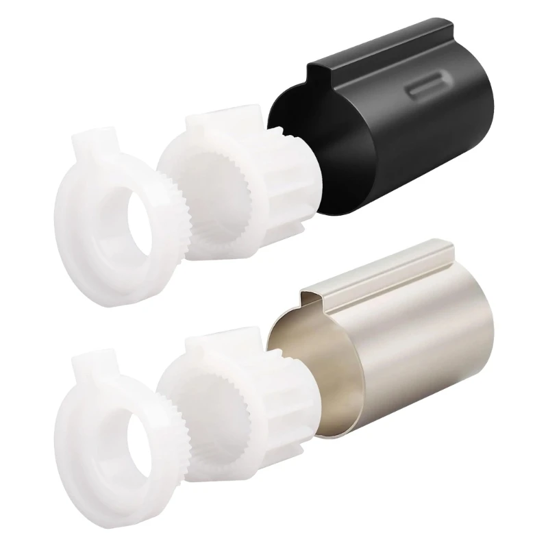 652F Shower Stop Tube Replacement Component Set 96987, Metal and ABS Handle Repair Parts for Bathroom Maintenance Tasks