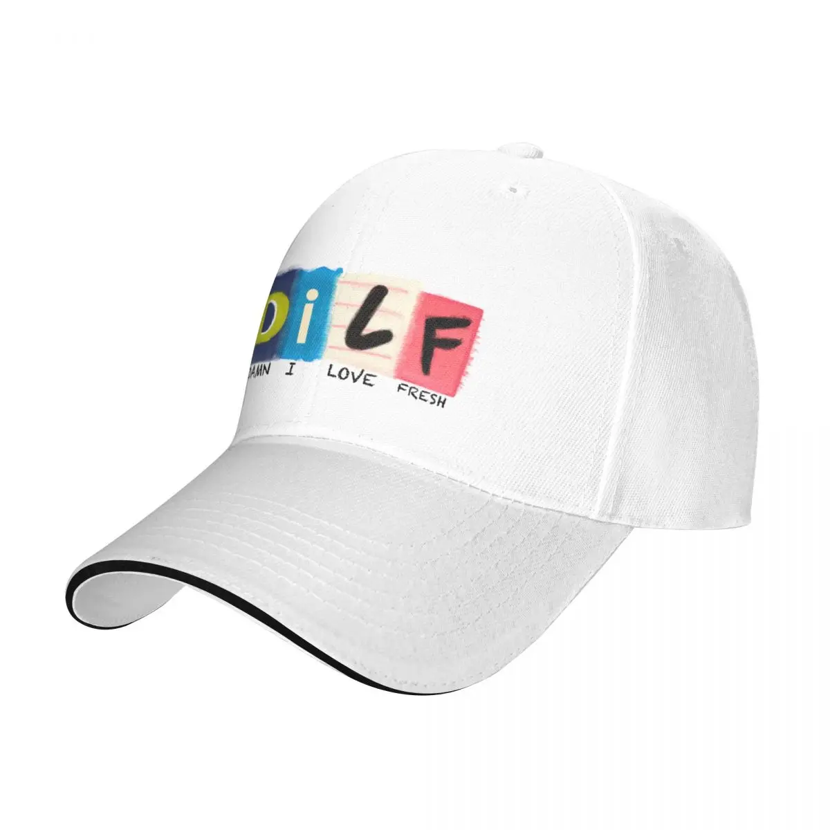 FRESH DILF Baseball Cap party Hat Beach Outing derby hat Women Beach Fashion Men's