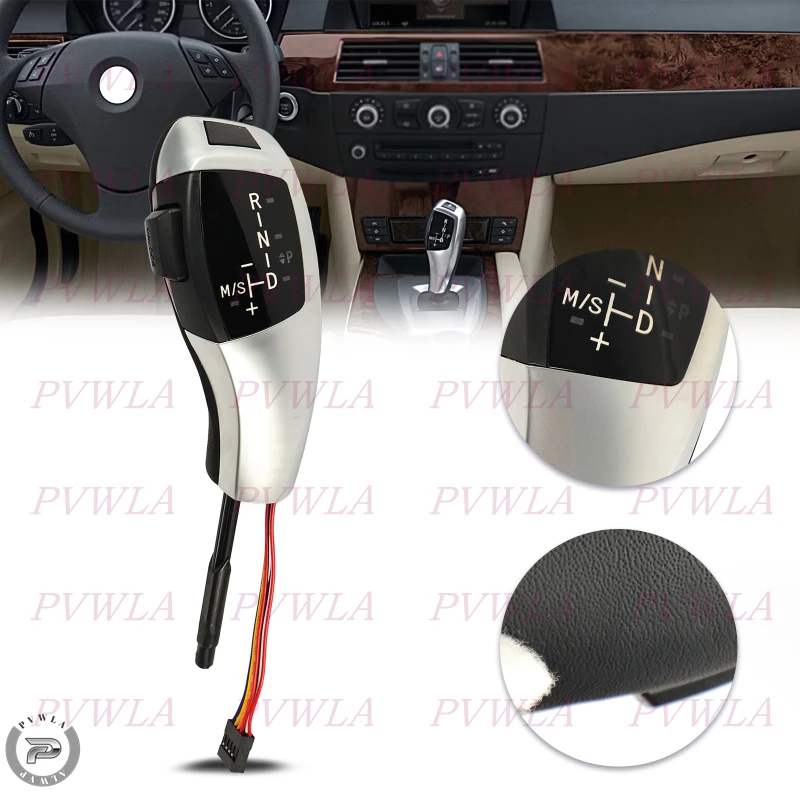 

Светодиодная автоматическая ручка переключения передач для BMW 5 серии E60/E61 2004-2006, 3 серии E46 1998-2006, автомобильные аксессуары