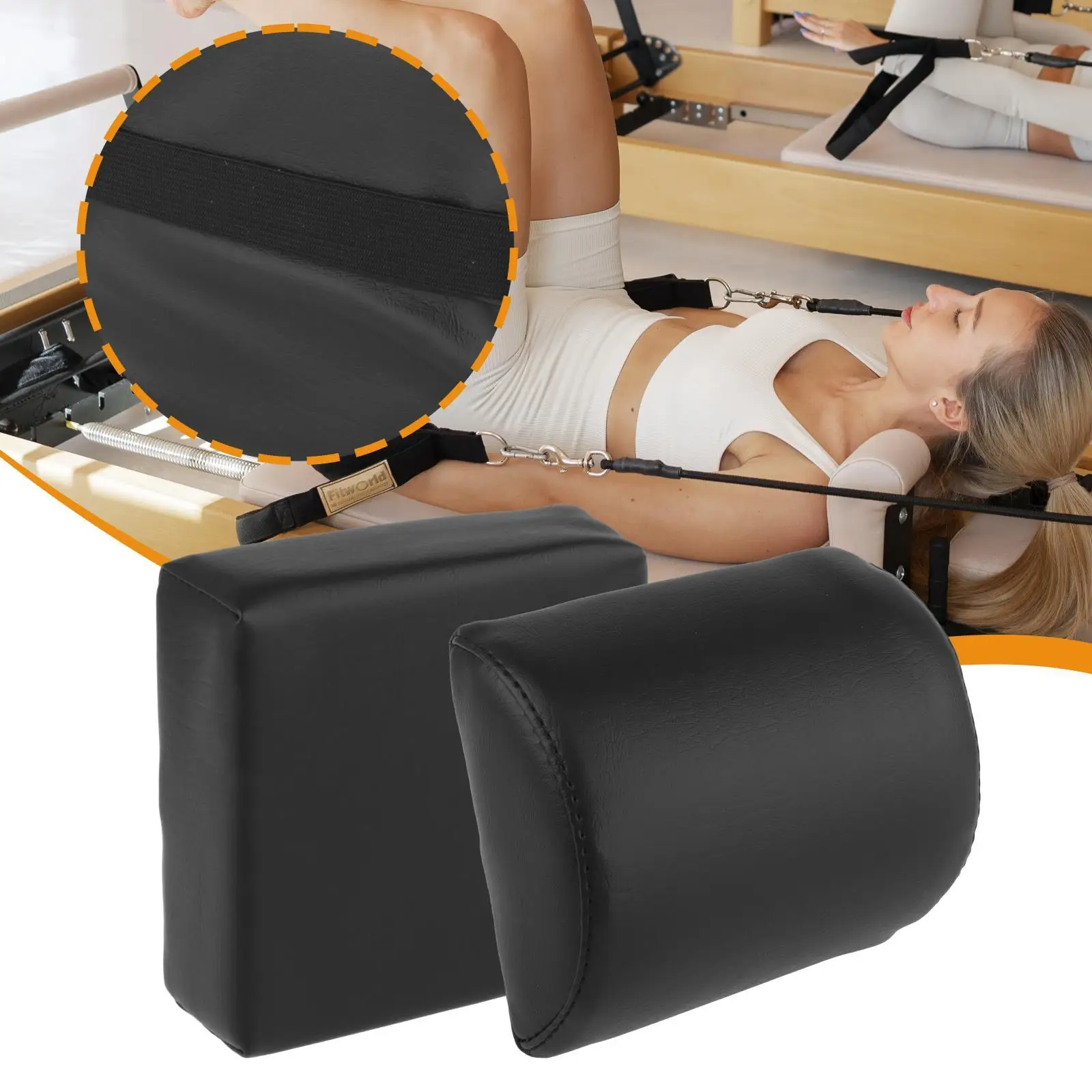 Pilates Cushion Pillow Ergonomic Comfort Compact Multifunction Assist Headrest Reformer Partner for Office Gym Training Exercise