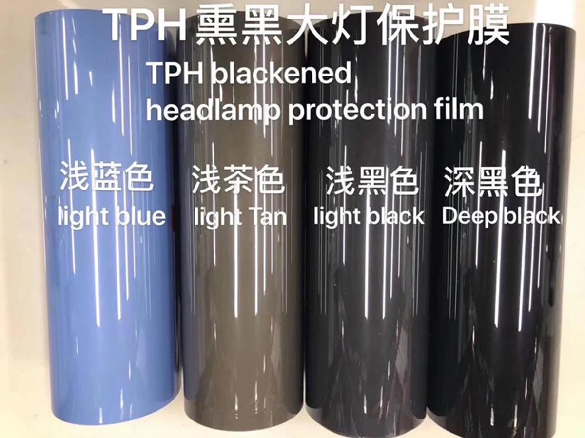 Hot Sale TPH Car Headlight Film Auto Vehicle Accessories Lamp light Decorative PPF Lamp film