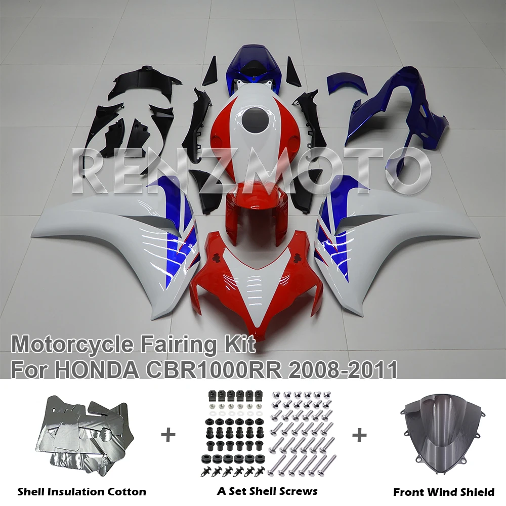 

For HONDA CBR1000RR CBR1000R R 2008-2011 Motorcycle Fairing Set Body Kit Plastic Accessories ABS Injection Bodywork