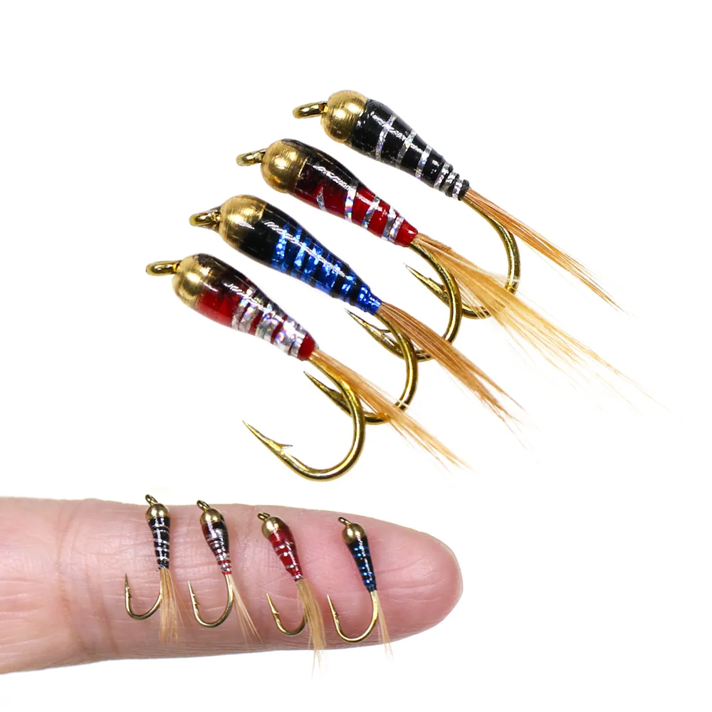 Fishing Equipment Europe - 8개 # 12개의 황동 비드 헤드