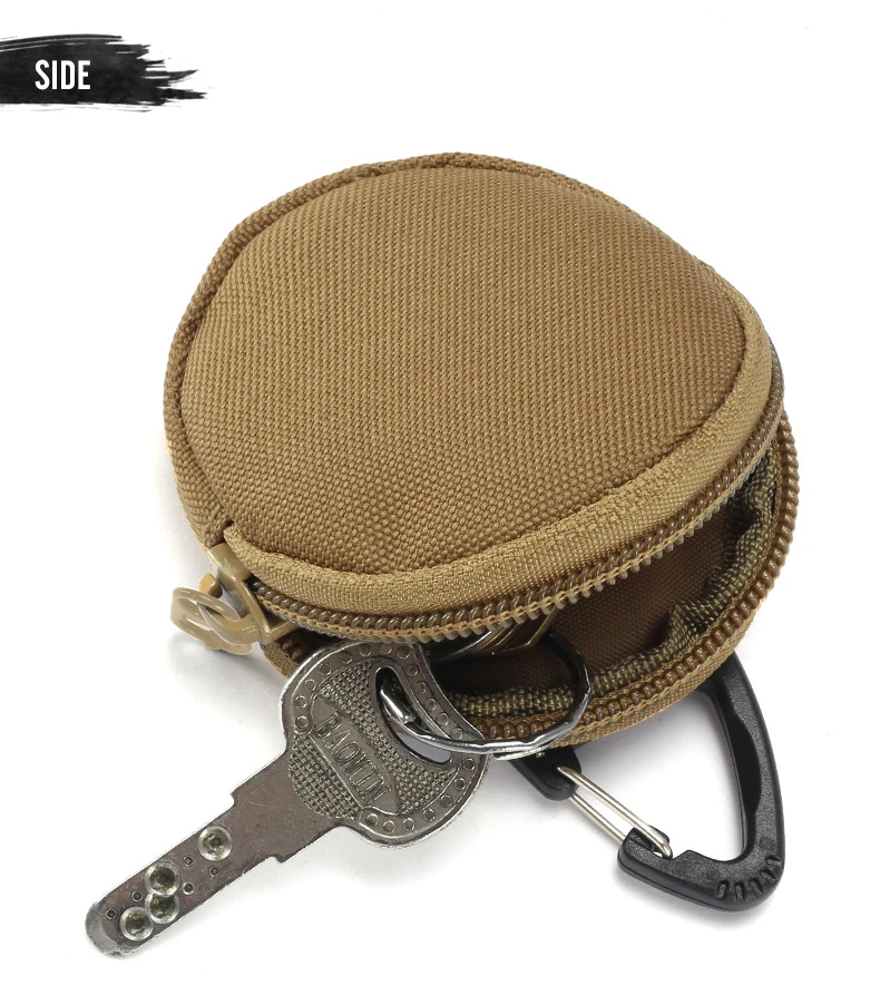 Taktische EDC Männer Schlüssel Brieftasche Tasche Outdoor USB Kabel U-Disk Kopfhörer Lagerung Tasche für AirPods Freebugs Kopfhörer schutzhülle – Detail 17